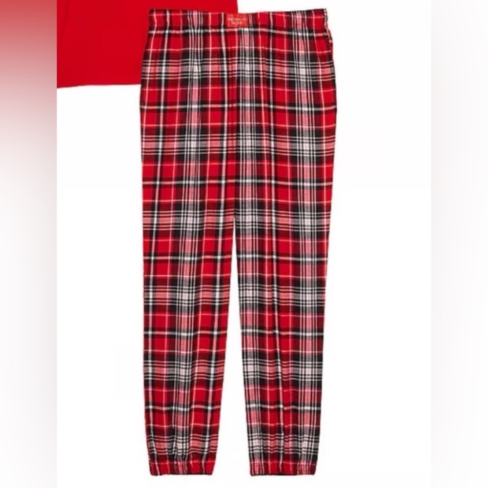 VICTORIA SECRET FLANNEL PAJAMA JOGGERS
